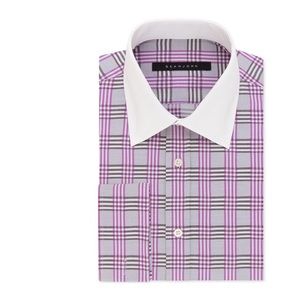 SOLD 🚫 SEAN JOHN Plaid Check Print Dress Shirt